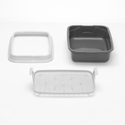 Туалет с бортом с сеткой, 45×34×15 см, серый - Фото 8