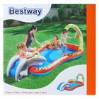 Игровой центр надувной "Джунгли", в наборе: горка, 3 кольца, 6 шаров, 279 х 173 х 102 см, от 2 лет - Фото 2