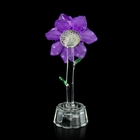 Сувенир стекло "Цветочек со стразами" со светом, МИКС, 12,5х6,5х4 см - Фото 3