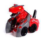 Робот «Раптор», инерционный, трансформируется, цвет красный - фото 24600702