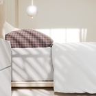 Постельное бельё 2-спальное «Этель» Graphite cage, новосатин 10326505