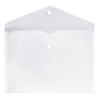 Набор папок-конвертов на кнопке 5 штук, А4, 120 мкм, Calligrata, прозрачные, белые - Фото 4