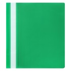 Набор папок-скоросшивателей А5, 5 штук, Calligrata, 180 мкм, с прозрачным верхом, зелёный - Фото 2