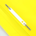 Набор папок-скоросшивателей А5, 5 штук, Calligrata, 180 мкм, с прозрачным верхом, жёлтый - Фото 5