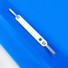 Набор папок-скоросшивателей А4, 5 штук, Calligrata, 180 мкм, с прозрачным верхом, синий - Фото 5