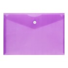 Набор папок-конвертов на кнопке А5 150мкм Calligrata прозрачные, микс 5шт - Фото 4