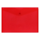 Набор папок-конвертов на кнопке А5 150мкм Calligrata прозрачные, микс 5шт - Фото 8