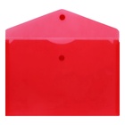 Набор папок-конвертов на кнопке А5 150мкм Calligrata прозрачные, микс 5шт - Фото 9