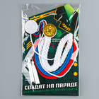 Аксельбант карнавальный «Солдат на параде», триколор - Фото 6