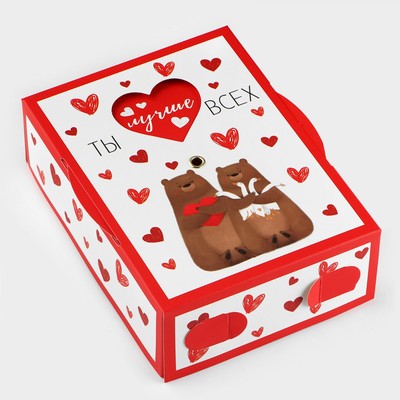 Коробка складная «Любовь », 16 х 12 х 5 см