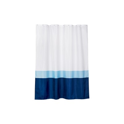Шторка для ванной комнаты Moroshka Maritime, 180х200 см, цвет белый/голубой/синий