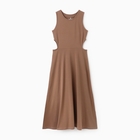Платье женское, цвет коричневый, размер 44-46 (L) - Фото 2