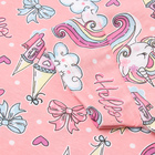 Пижама для девочки, цвет розовый/единороги, рост 104 см - фото 24619500