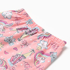 Пижама для девочки, цвет розовый/единороги, рост 104 см - фото 24619501