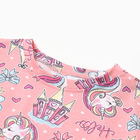 Пижама для девочки, цвет розовый/единороги, рост 116 см - фото 24619509