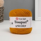Пряжа "Bouquet Unicolor" 100% хлопок 200м/100г (3208 шафран) - фото 110608542