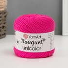 Пряжа "Bouquet Unicolor" 100% хлопок 200м/100г (3216 ярк.розовый) - фото 321750038