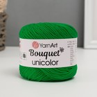 Пряжа "Bouquet Unicolor" 100% хлопок 200м/100г (3220 зелень яркая) - фото 321750054