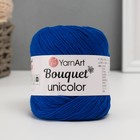 Пряжа "Bouquet Unicolor" 100% хлопок 200м/100г (3222 василёк) - фото 110608594