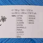 Пряжа "Bouquet Unicolor" 100% хлопок 200м/100г (3223 голубой) 10627326 - фото 13199417