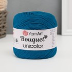 Пряжа "Bouquet Unicolor" 100% хлопок 200м/100г (3228 мор.волна) - фото 321750082