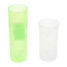 Пенал тубус пластиковый 45х195 мм «Стамм» Зелёное яблоко - Фото 2