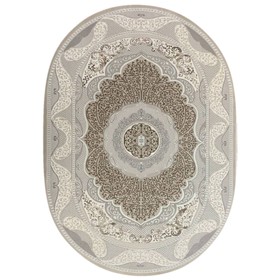 Ковёр овальный RIMMA LUX, размер 300x400 см, дизайн beige/beige