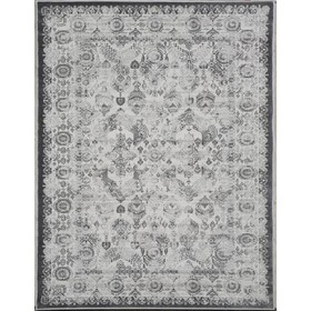 Ковёр прямоугольный RIMMA LUX, размер 200x400 см, дизайн cream/grey