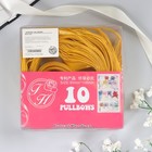 Бант-шар №5 "Перламутровая полоска", цвет жёлтый - Фото 5