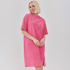 Платье женское, цвет розовый, размер ONE SIZE (42-46) - Фото 6