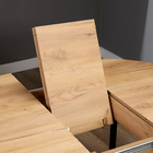 Стол круглый раскладной Цент, 1000(1300)х1000х750, Дуб крафт золото - фото 24558232