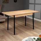 Стол раскладной кухонный Лион 2, 1100(1400)х700х750, Дуб крафт золото - фото 24558270