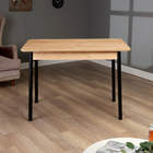 Стол раскладной кухонный Лион 2, 1100(1400)х700х750, Дуб крафт золото - фото 24558271