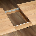 Стол раскладной кухонный Лион 2, 1100(1400)х700х750, Дуб крафт золото - фото 24558274