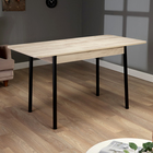 Стол раскладной кухонный Лион 2, 1100(1400)х700х750, Дуб крафт серый - фото 24558278