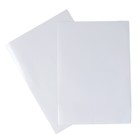 Этикетки, формат А4, самоклеящиеся, 100 листов, 80 г/м, разлинованные, на листе 4 штуки, 105 х 148,5 мм, белые - фото 9362790