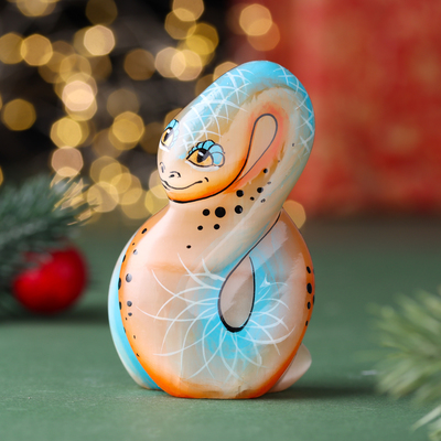 Фигурка «Змея Лея», селенит