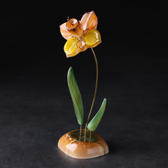 Сувенир "Цветок Нарцисс", селенит - Фото 1