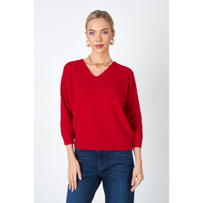 Пуловер женский Eliseeva Olesya, размер 42-44, цвет красный - Фото 1