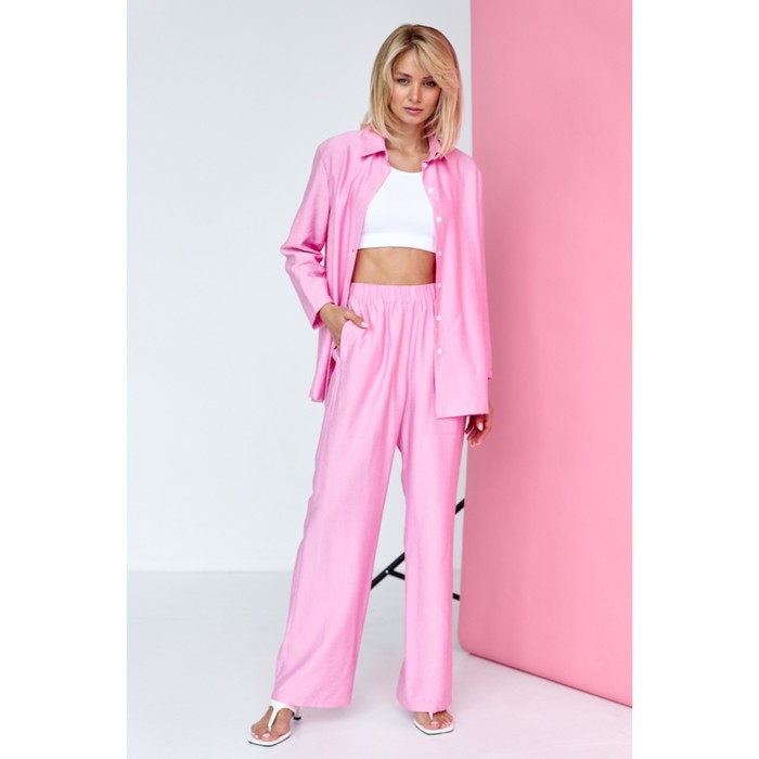 Комплект женский: рубашка, брюки, размер 42 - Фото 1