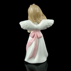 Сувенир керамика "Ангел-девочка с корзинкой цветов" 15х6х8 см - Фото 4