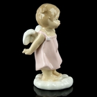 Сувенир керамика "Ангелочек-девочка на облачке в розовом платьице" 12х6х6 см - Фото 3