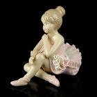 Сувенир керамика "Балерина в розовой пышной пачке" 9,5х11х8,5 см - Фото 2