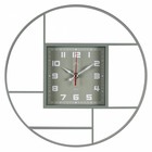 Часы настенные интерьерные "Классика", бесшумные, d-35 см, оливковые, АА - фото 24513325