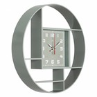 Часы настенные интерьерные "Классика", бесшумные, d-35 см, оливковые, АА - фото 9153975