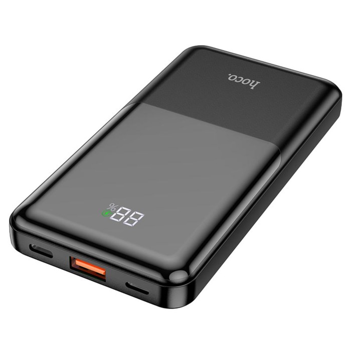 Внешний аккумулятор Hoco Q9 Pro, PD20W/QC3.0, 10000 мАч, USB,3 А, дисплей, Type-C, Lightning