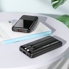Внешний аккумулятор Hoco Q9 Pro, PD20W/QC3.0, 10000 мАч, USB,3 А, дисплей, Type-C, Lightning - Фото 5