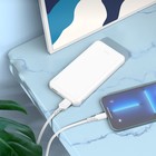 Внешний аккумулятор Hoco J100, 10000 мАч, 2 USB, 2 А, дисплей, белый - фото 51583889 Внешний аккумулятор Hoco J100, 10000 мАч, 2 USB, 2 А, дисплей, белый - фото 51583889