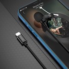 Петличный микрофон Hoco L14, Lightning, 2 м, чёрный - Фото 8