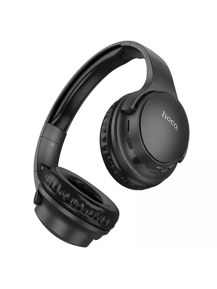 Наушники беспроводные, полноразмерные, Hoco W40, Bluetooth 5.0, с шумоподавлением, с микрофоном, 200 мАч, чёрные - фото 51743622 Наушники беспроводные, полноразмерные, Hoco W40, Bluetooth 5.0, с шумоподавлением, с микрофоном, 200 мАч, чёрные - фото 51743622